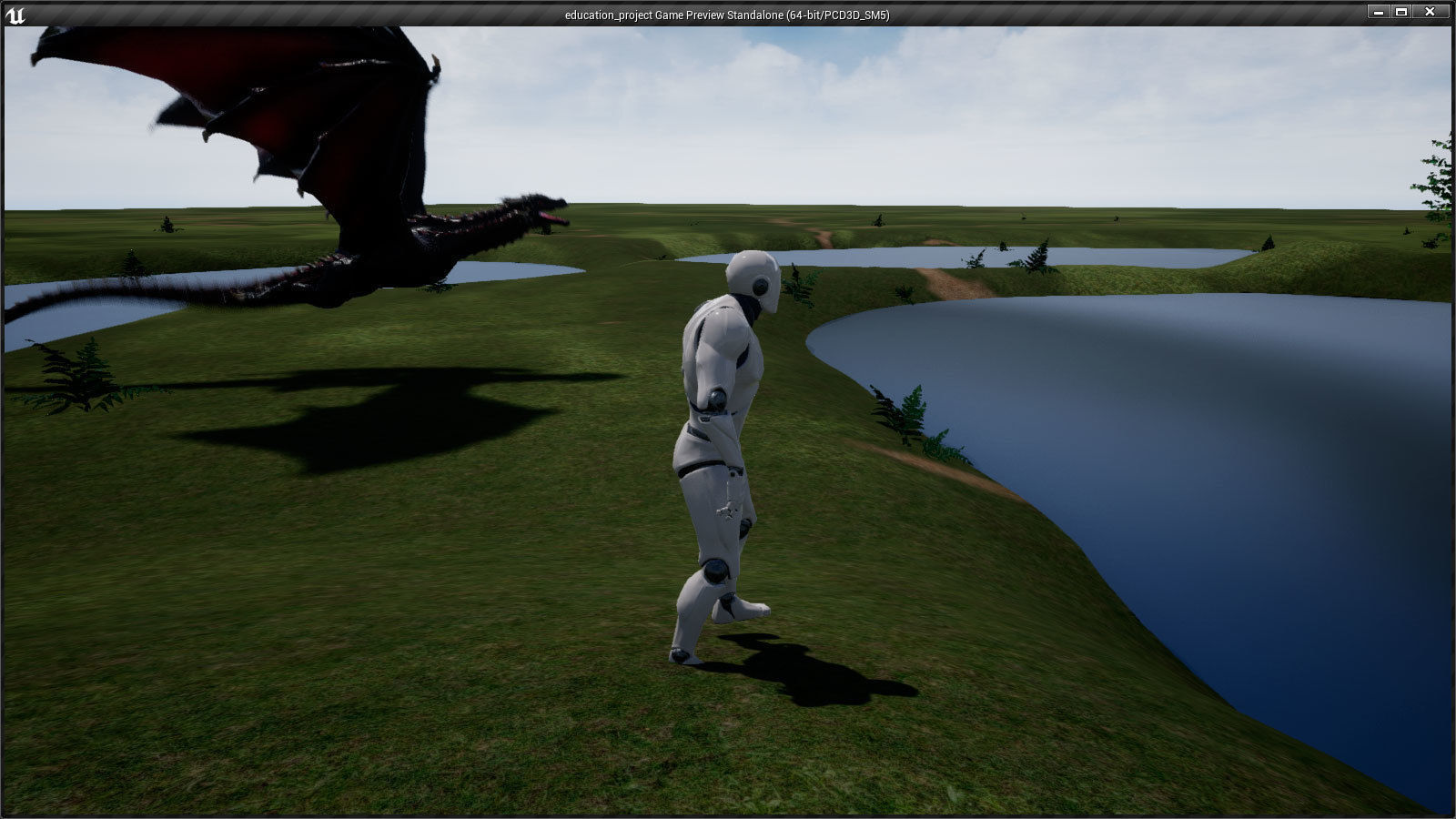 Dragon fire Low-poly 3D model_21