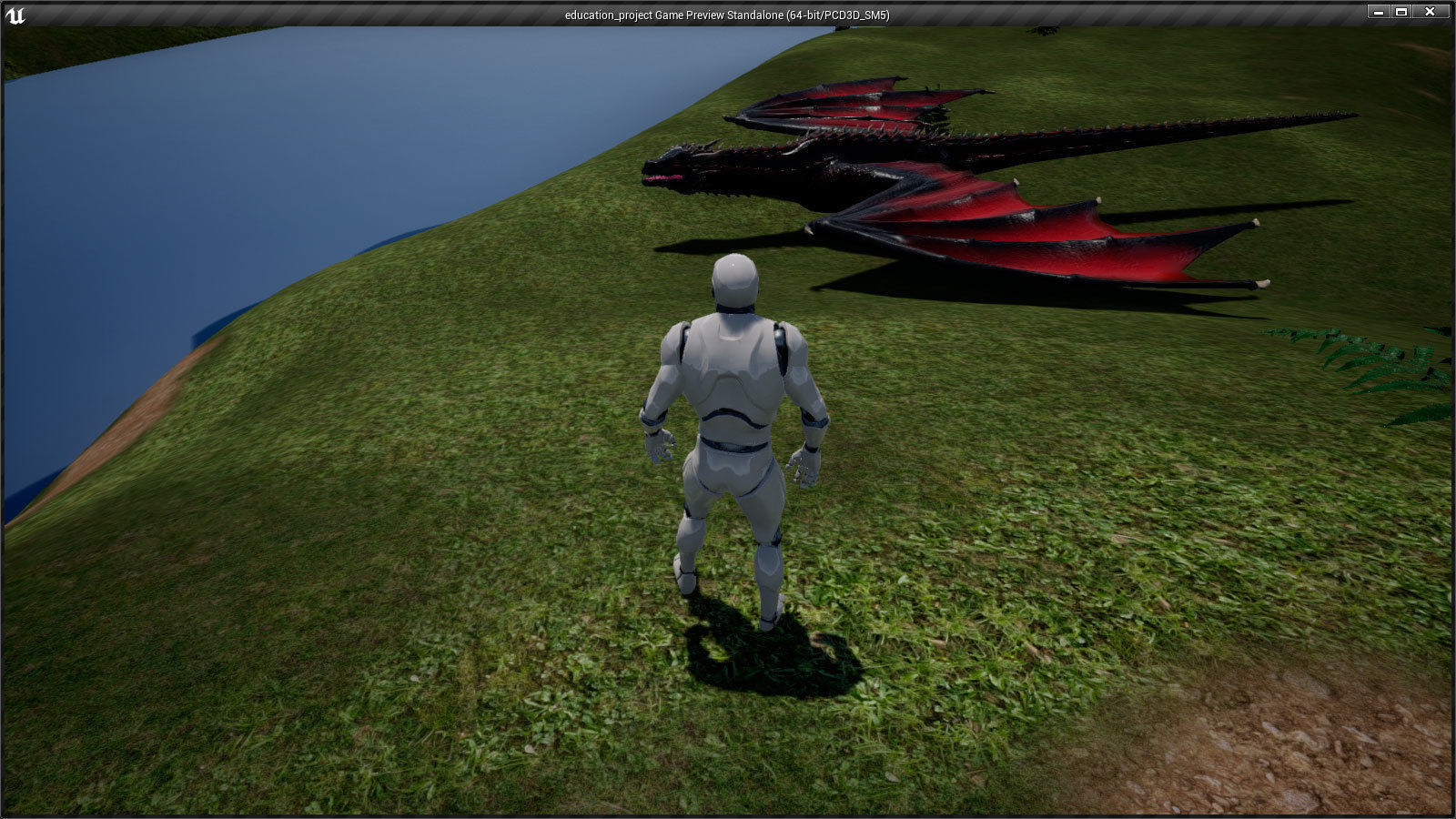 Dragon fire Low-poly 3D model_20