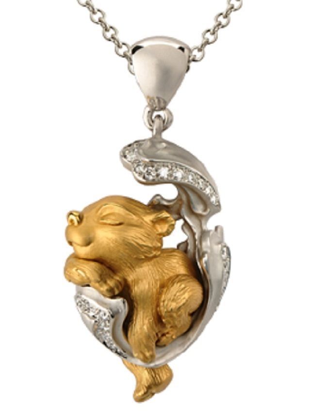 pendant little tiger cub sleeping 3D print model_3