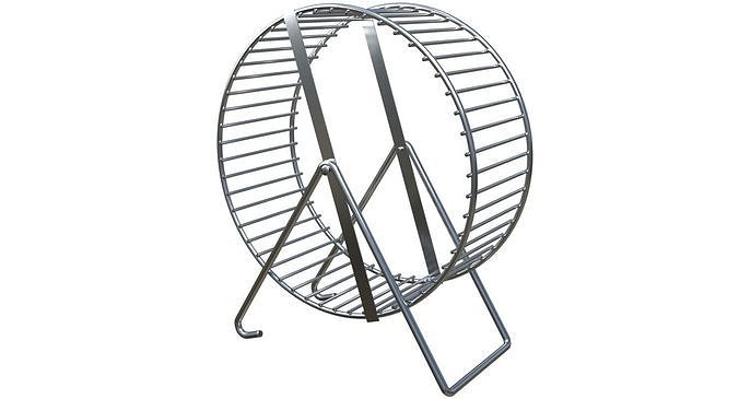Metal Hamster Wheel 3D model