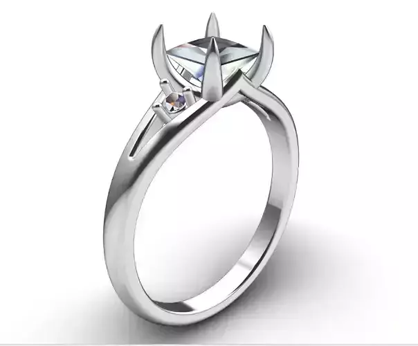 PRT1 - Engagement Ring 3D CAD File
