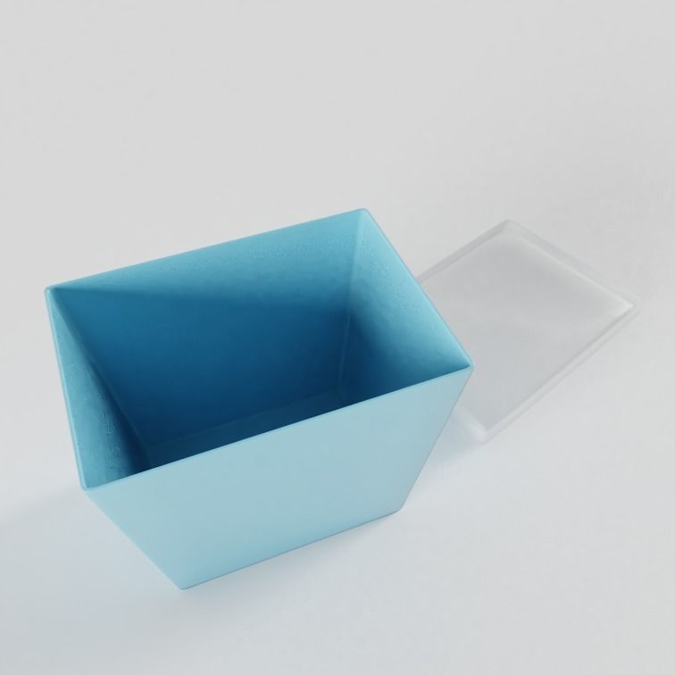 Tupperware Storage Container 3D model_2