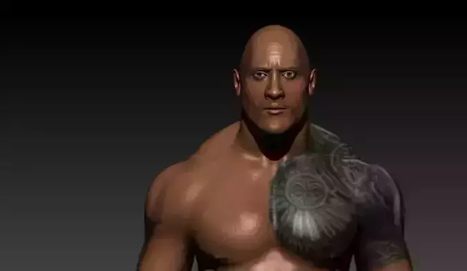 Dwayne Johnson  Game Character
