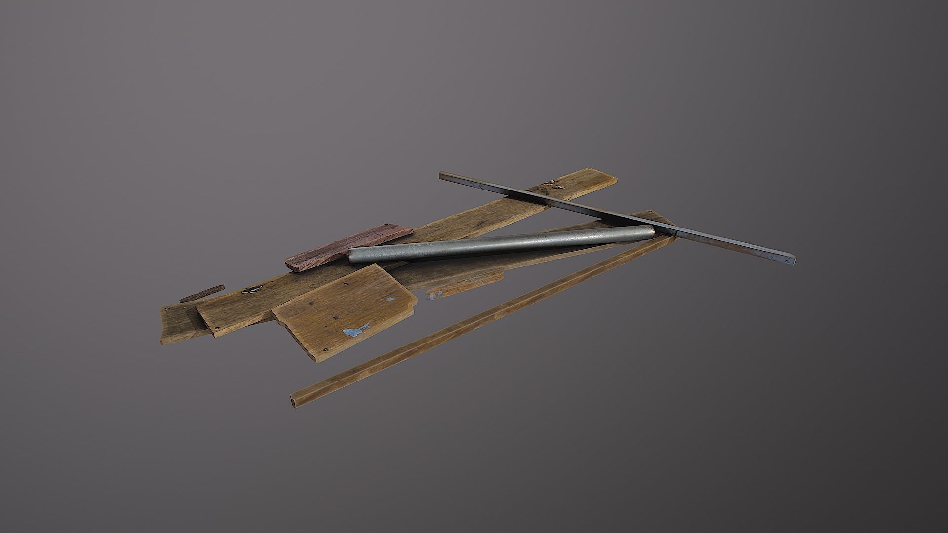 Low-Poly Old Wallpapers Pack Low-poly 3D model_18