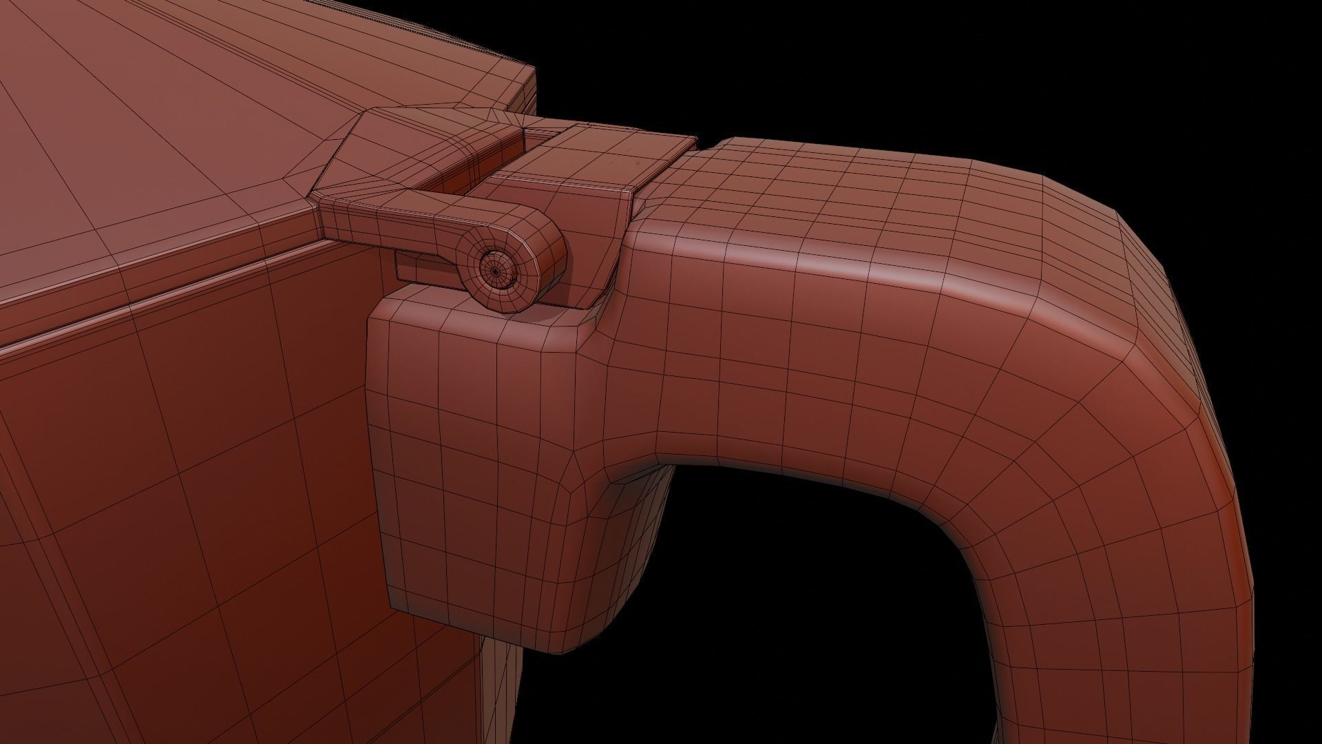 Moka Pot GROSCHE Milano Stovetop Espresso Maker Black 3D model_16