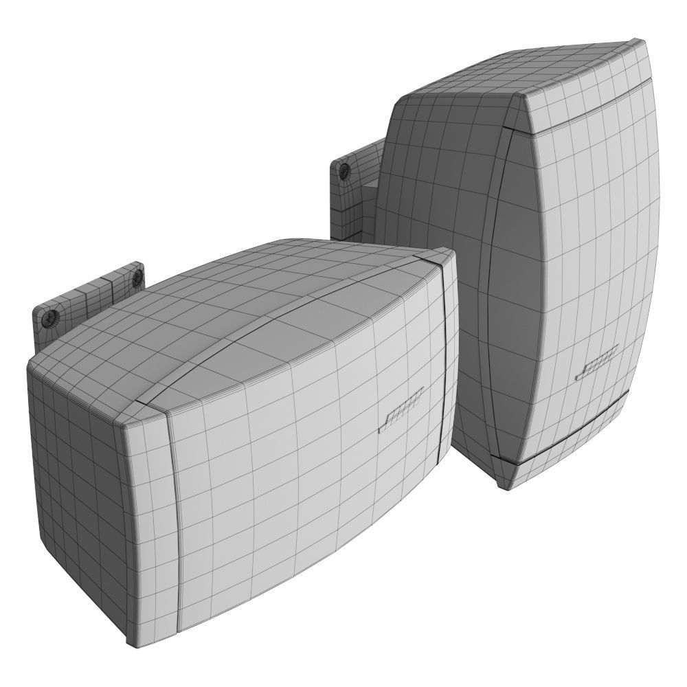 Bose FreeSpace DS40SE Low-poly 3D model_7
