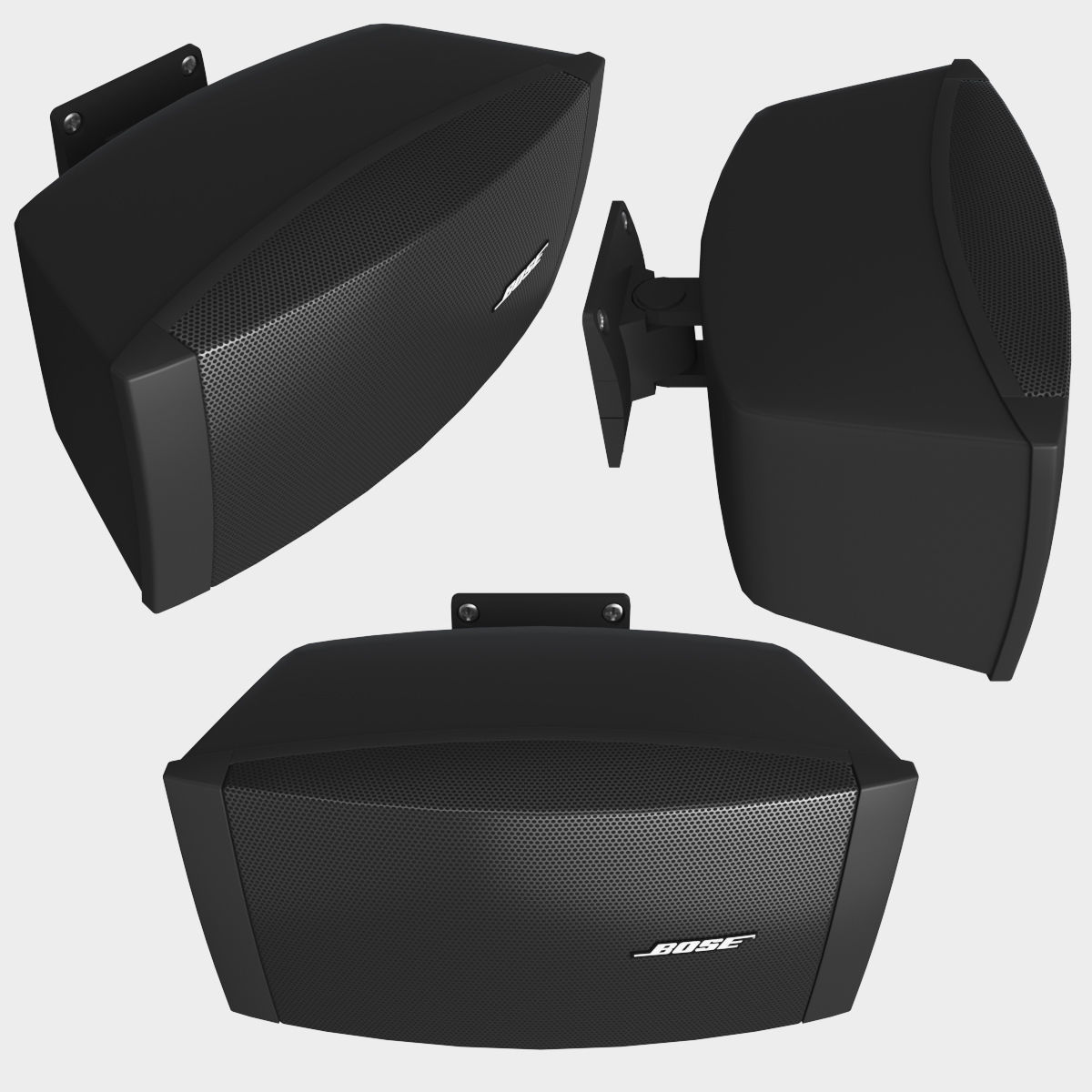 Bose FreeSpace DS40SE Low-poly 3D model_1