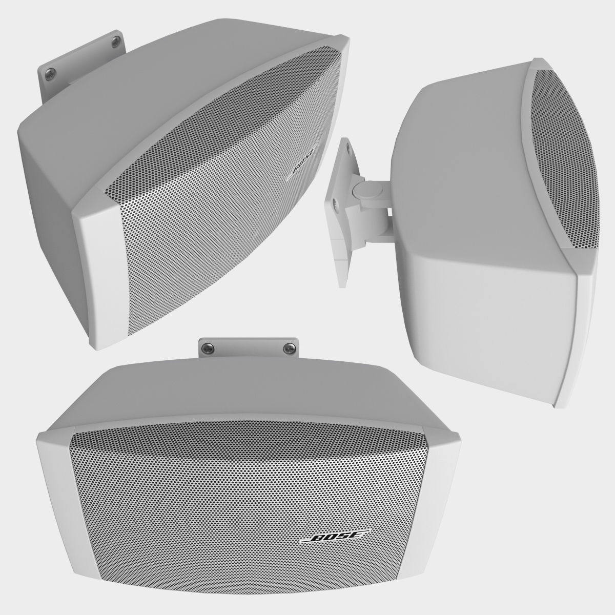 Bose FreeSpace DS40SE Low-poly 3D model_11