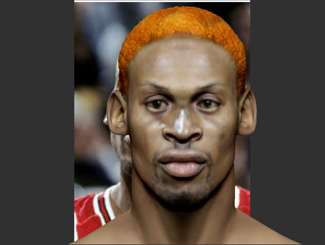 Dennis Rodman bust 3D print model_17