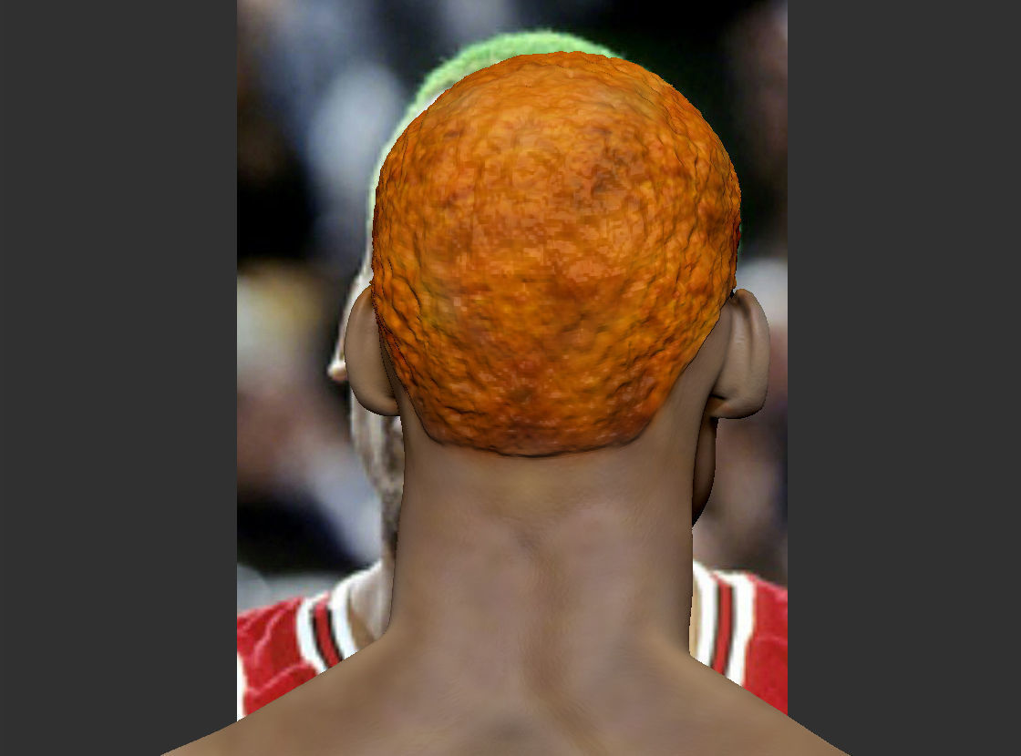 Dennis Rodman bust 3D print model_24