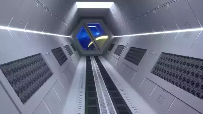 Sci-Fi Space Hall