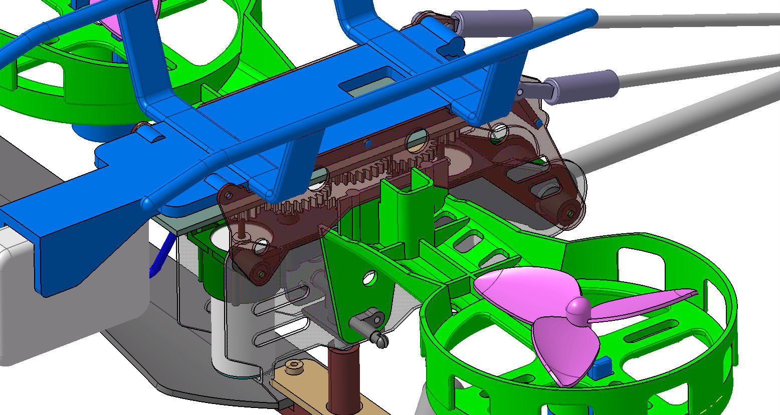 AVATAR STYLE HELICOPTER 3D model_3