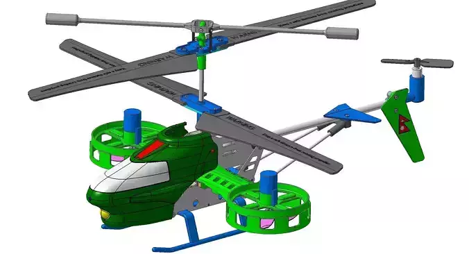 AVATAR STYLE HELICOPTER