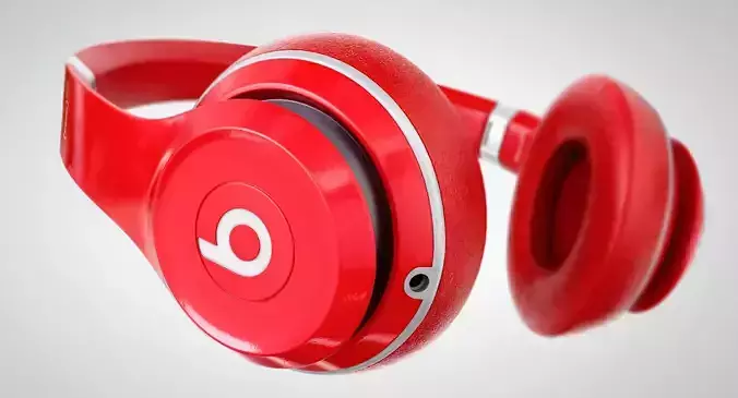 Headphones beats 3D model