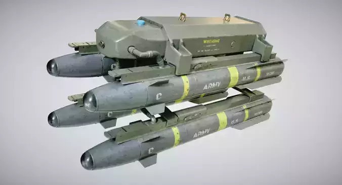 Hellfire Missile Launcher 3D model