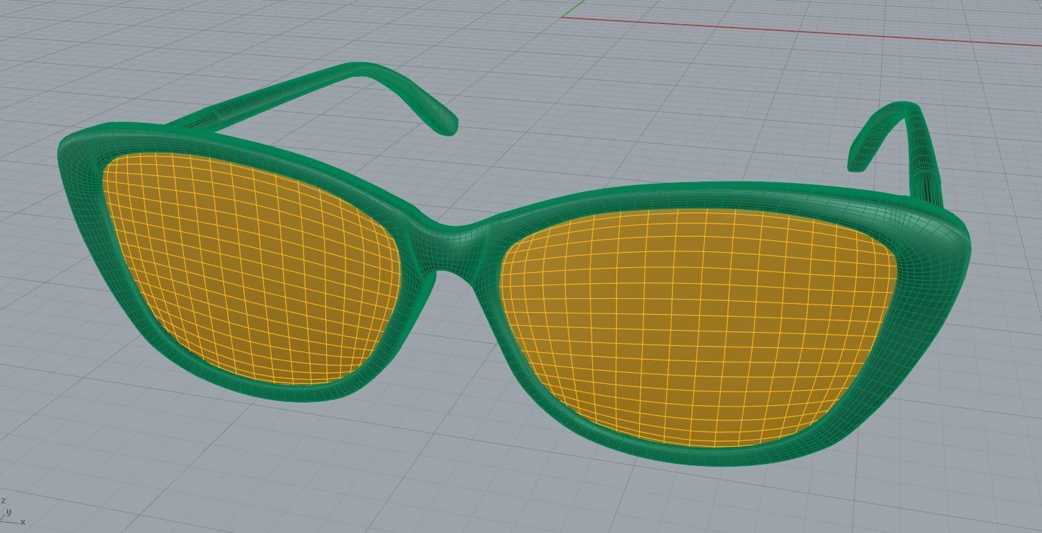 Eyeglasses for Men and Women 3D print model_5