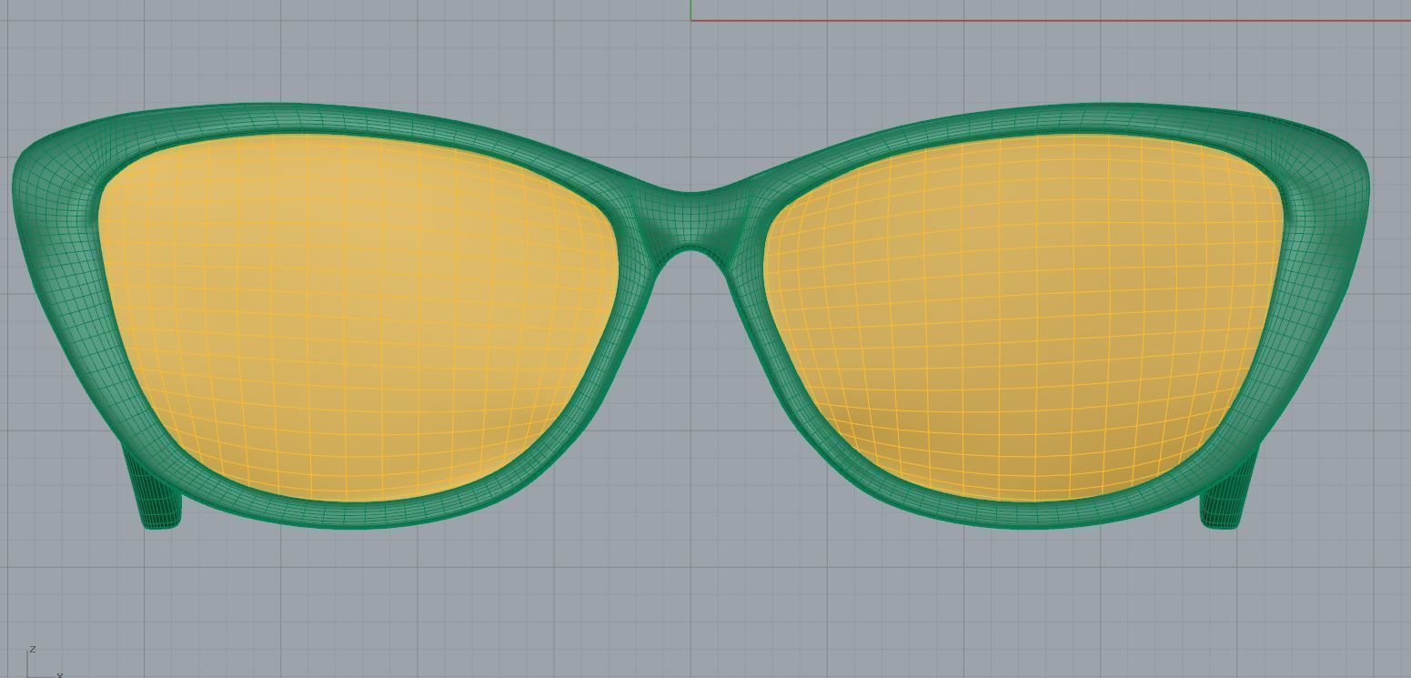 Eyeglasses for Men and Women 3D print model_7