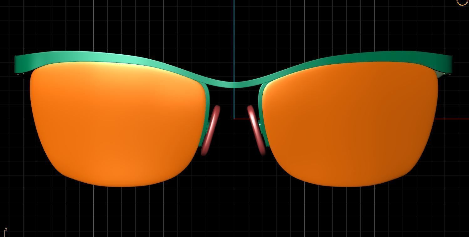 Eyeglasses for Men and Women 3D print model_6