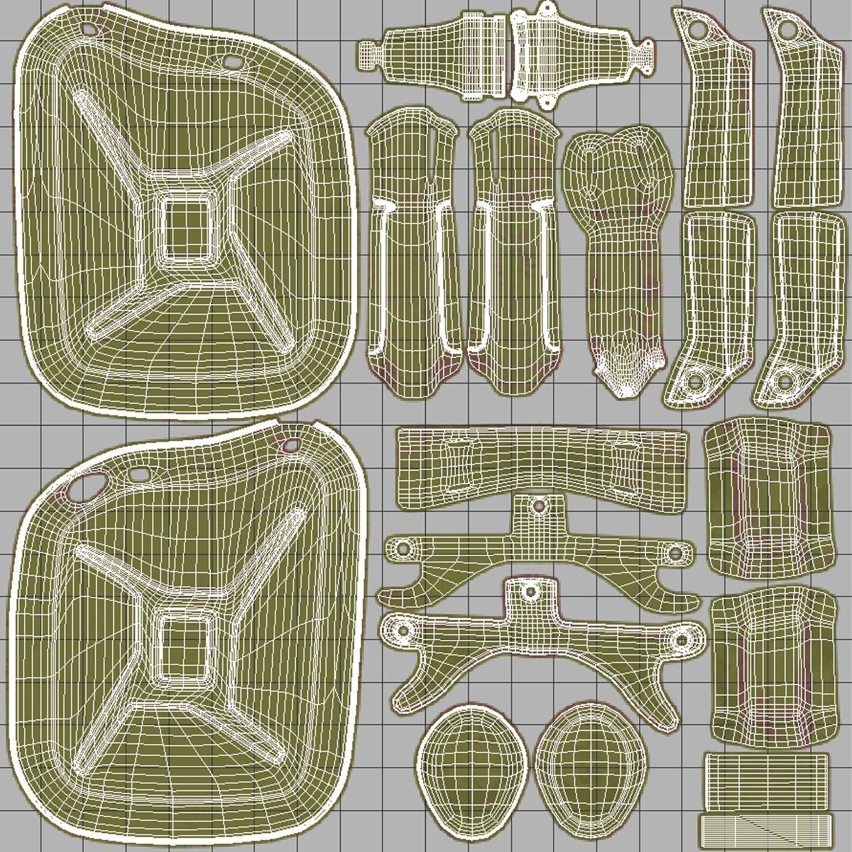 Fuel Canister 3D model_10