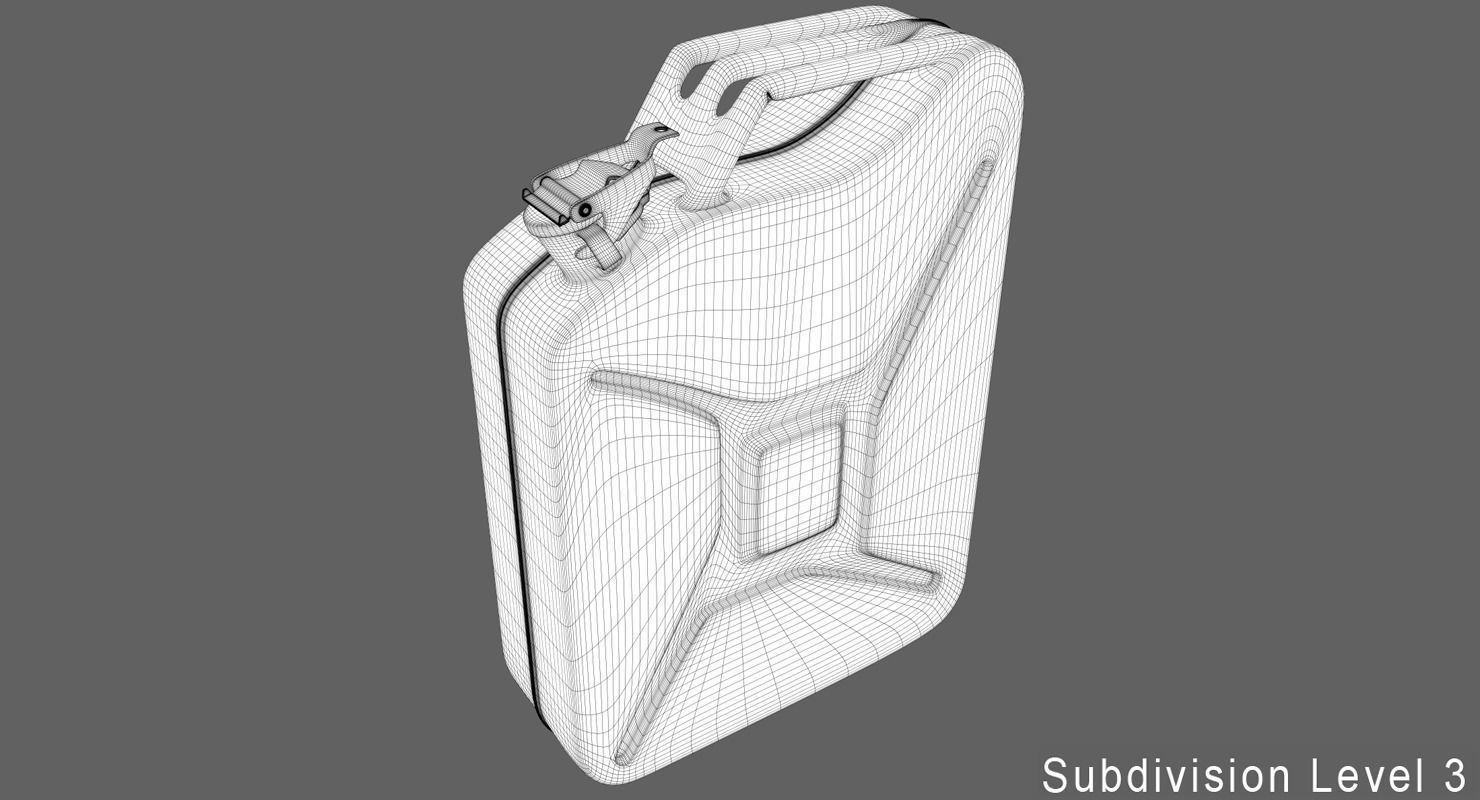 Fuel Canister 3D model_7