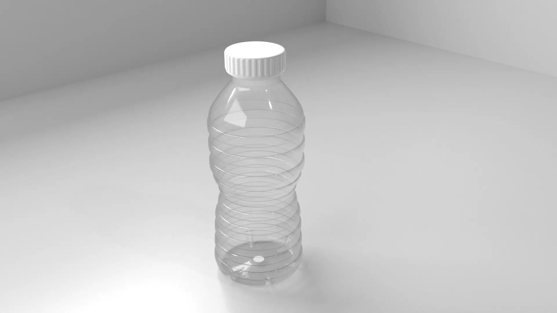 Plastic Bottle 6 3D model_0