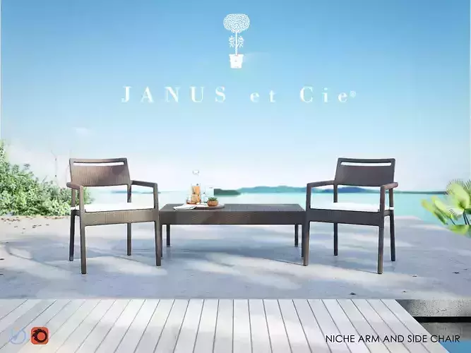 NICHE Side and Armchair from Janus et Cie