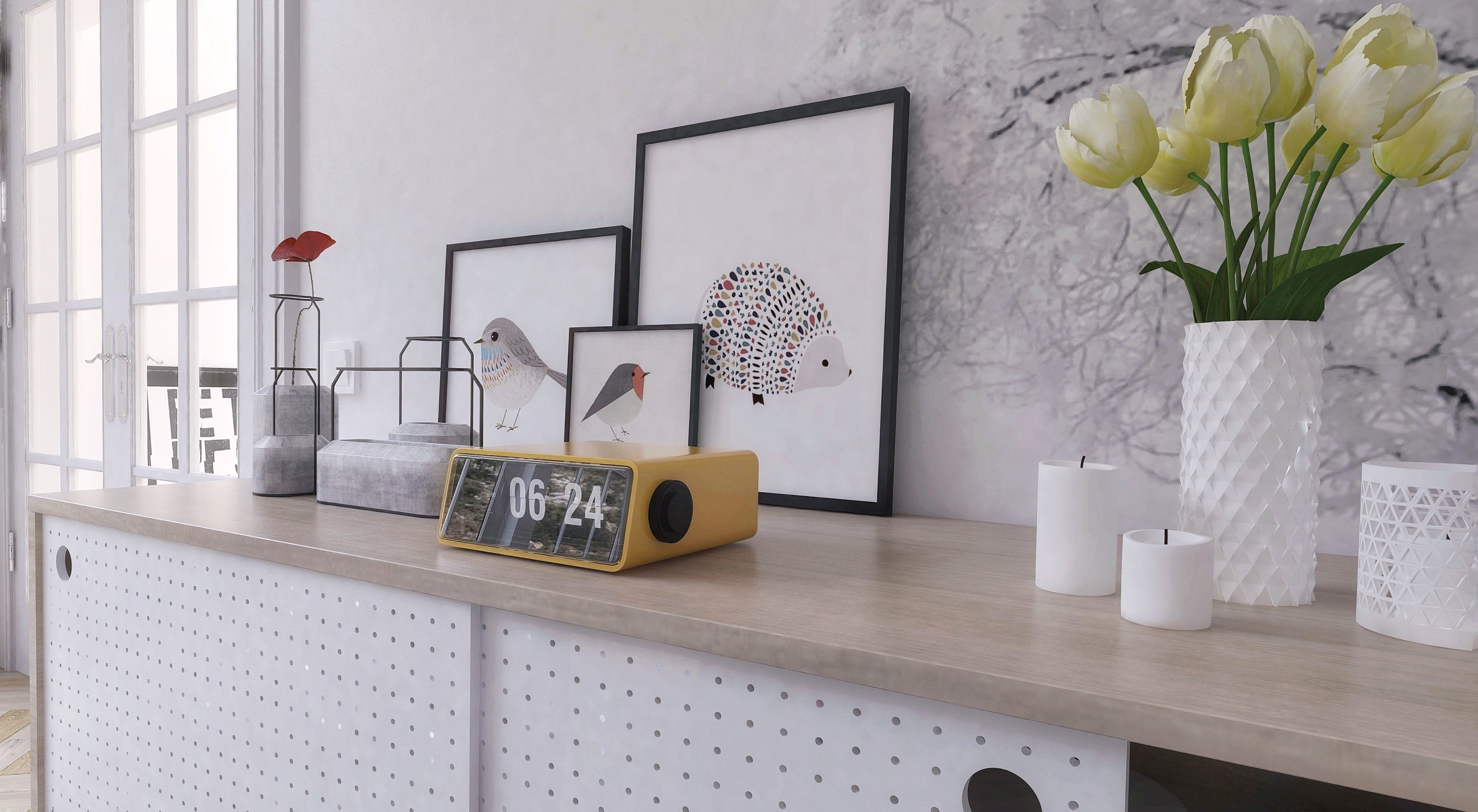 Modern apartment 3D model_1