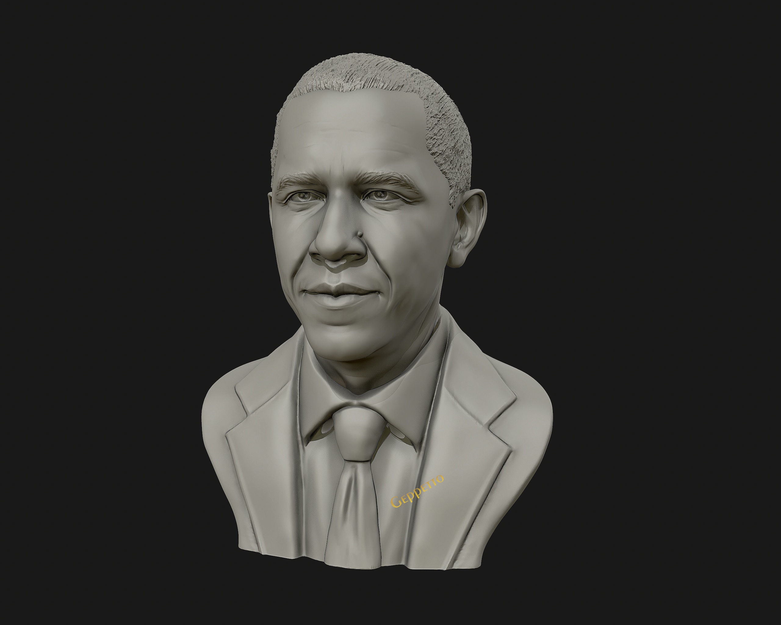 Barack Obama Bust ready to 3D print 3D print model_2