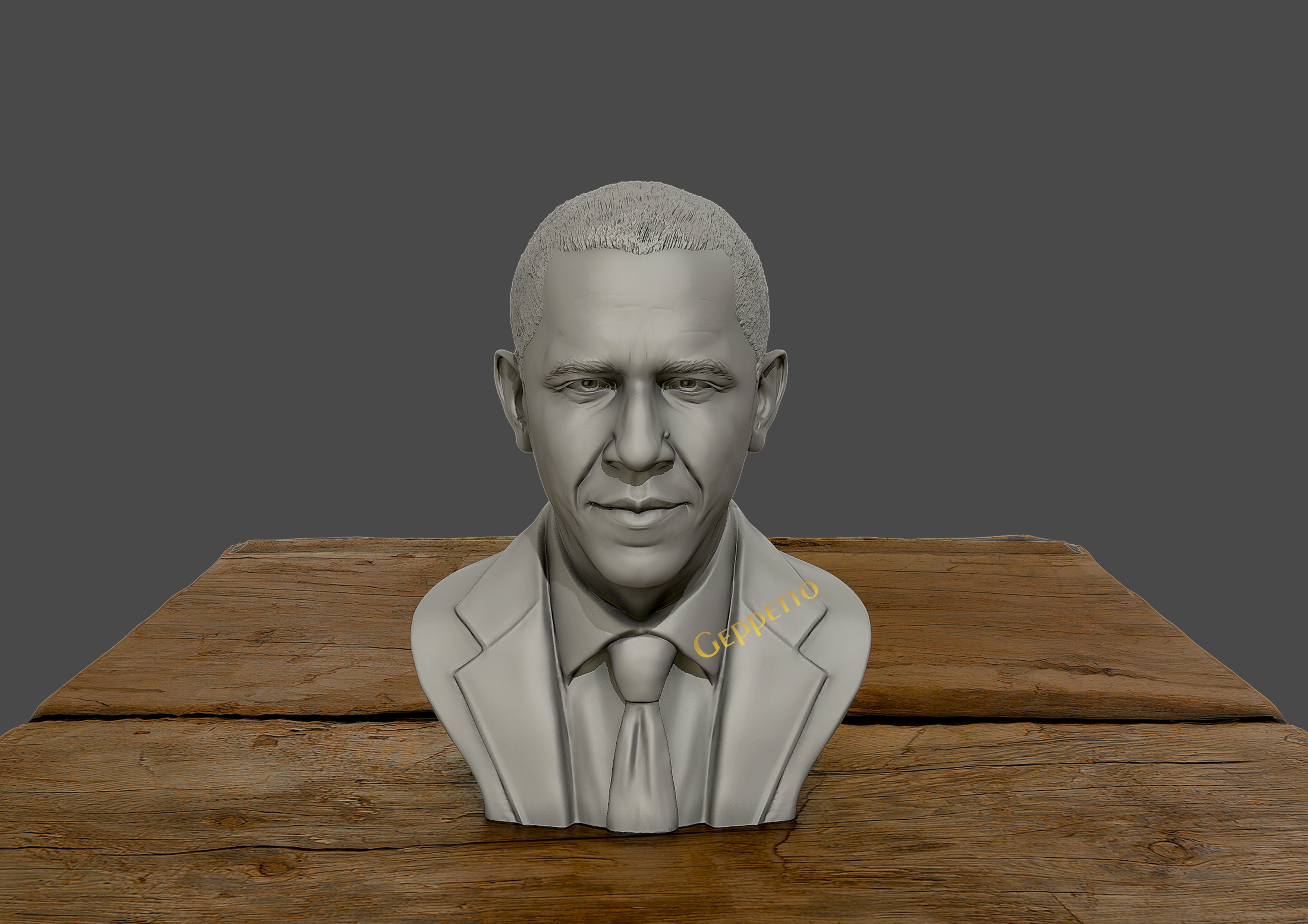 Barack Obama Bust ready to 3D print 3D print model_1