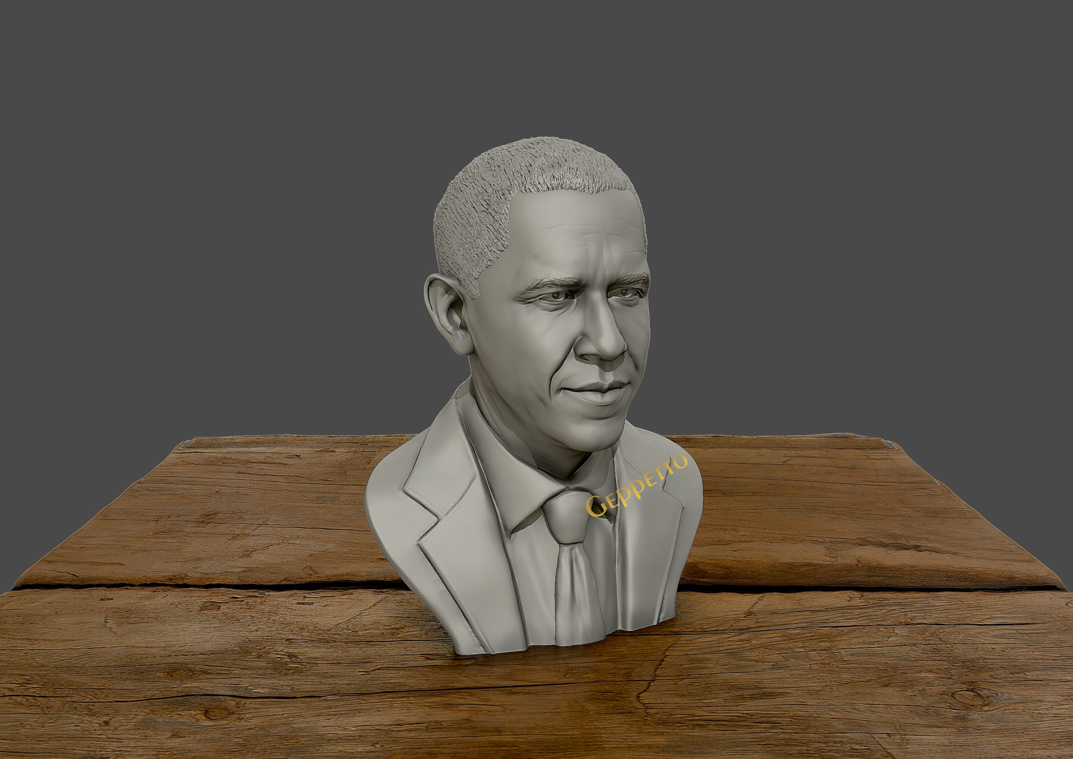 Barack Obama Bust ready to 3D print 3D print model_7
