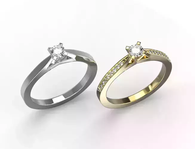 110415 R couple of classic engagement rings