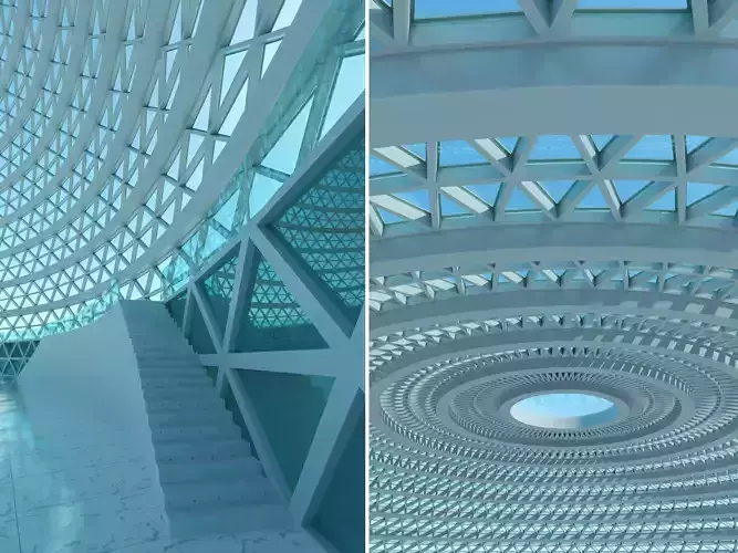 Sphera Building Consept 3D model Sphera Building Consept 3D model