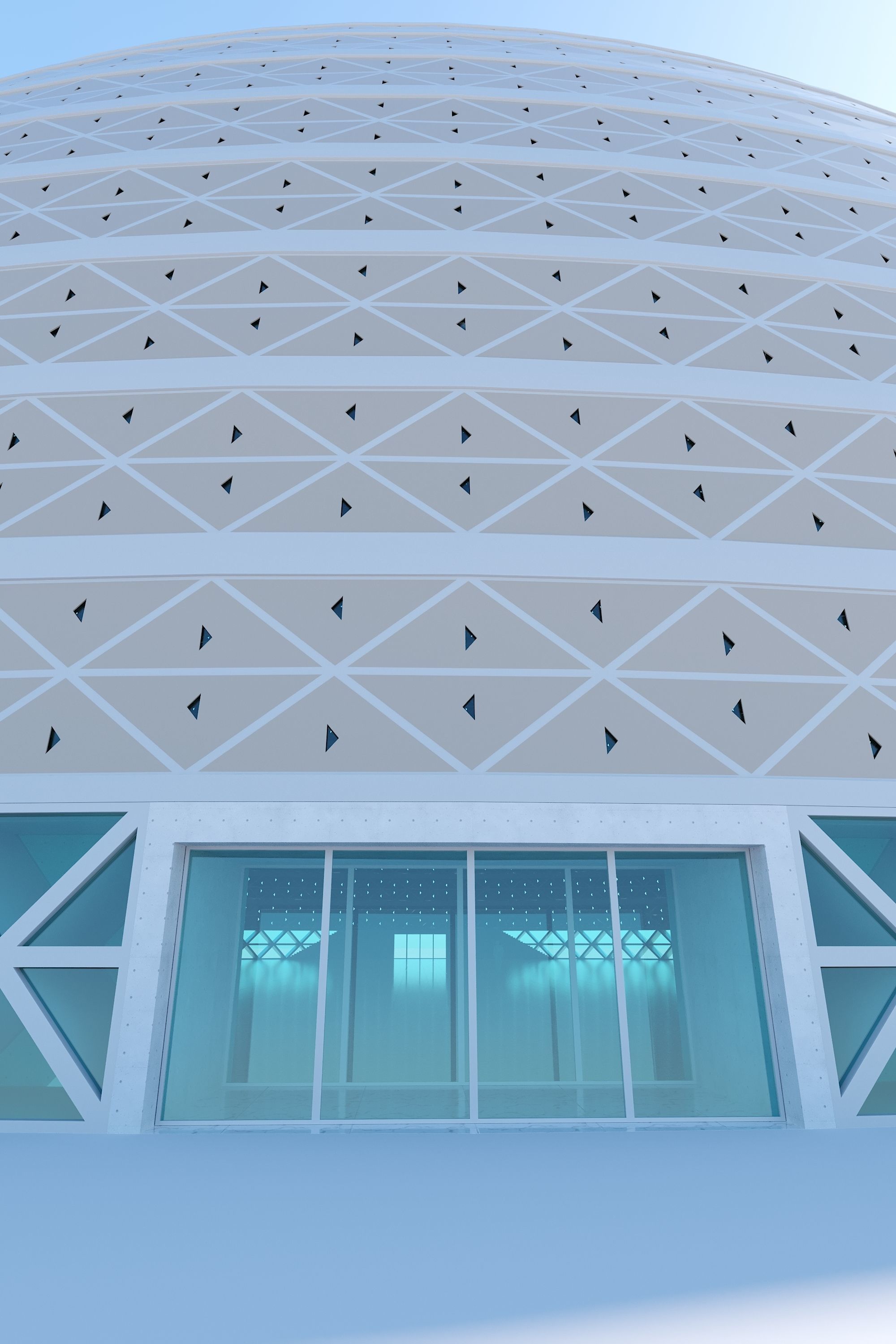 Sphera Building Consept 3D model_16