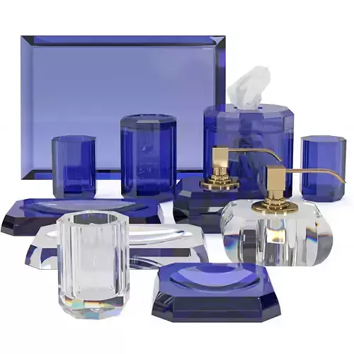 Bathroom Accessories Decor Walther KRISTALL Collection