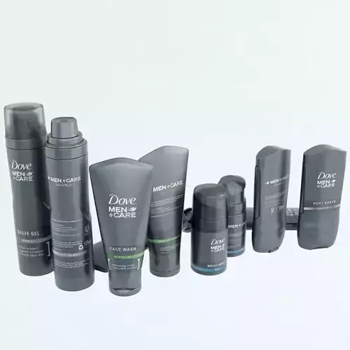 Dove Men Care Pack Low-poly 3D model