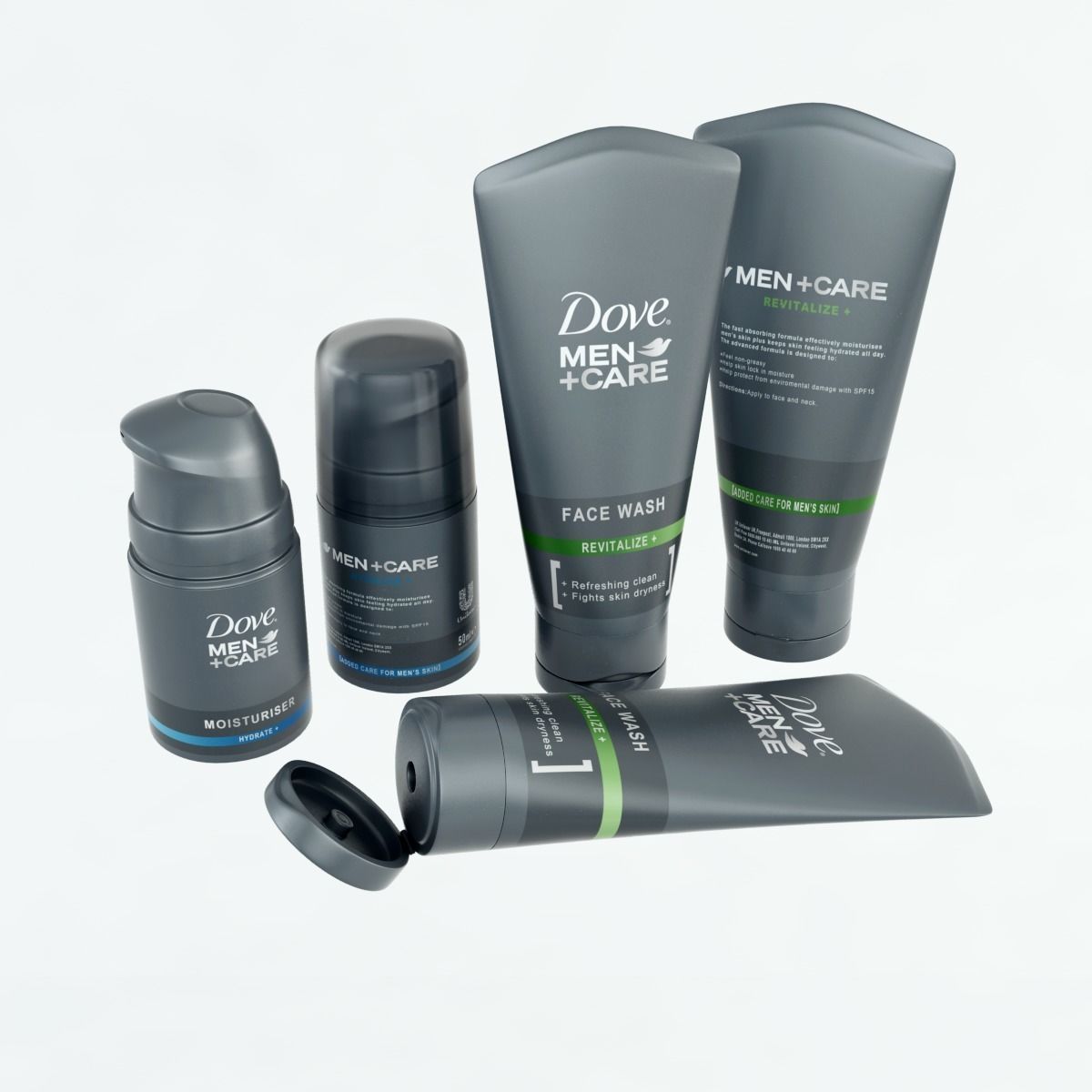Dove Men Care Pack Low-poly 3D model_1