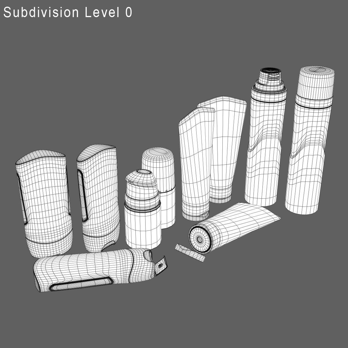 Dove Men Care Pack Low-poly 3D model_9