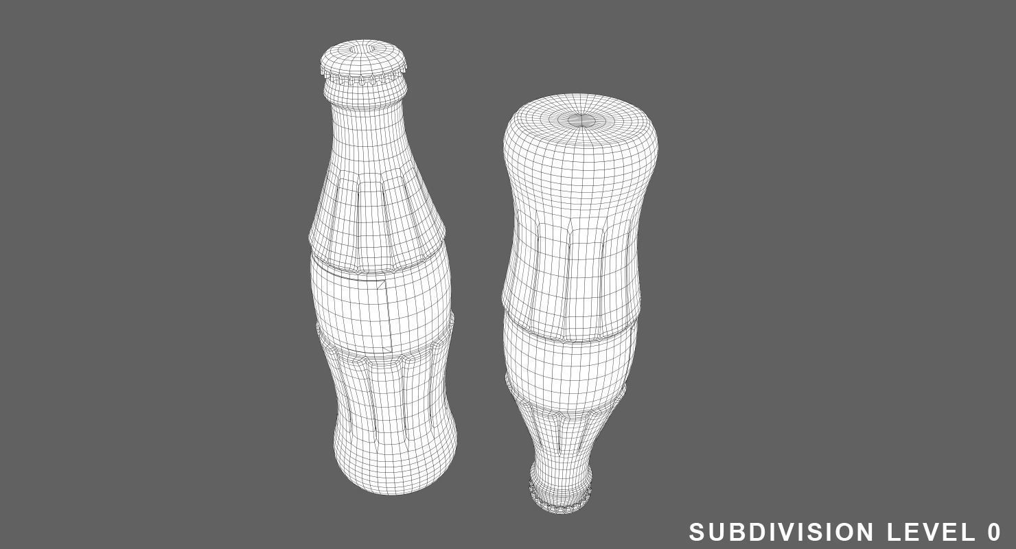Cans and Bottles Pack Low-poly 3D model_7