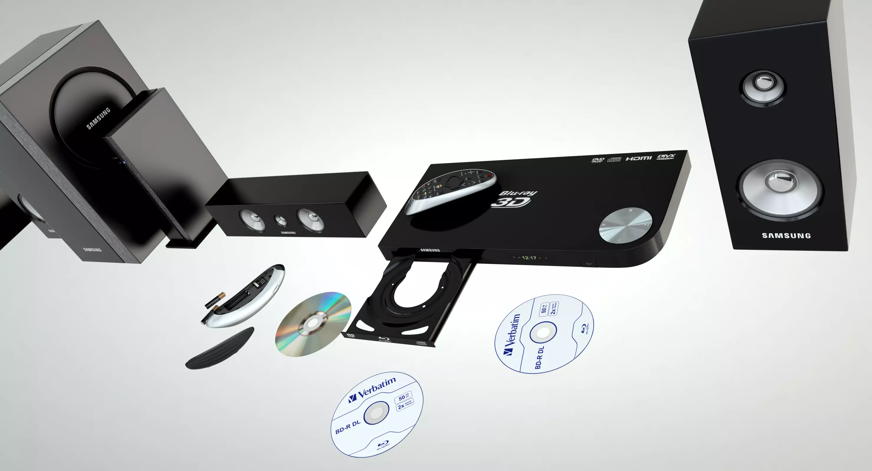 Home Theatre System HT 3D model_0