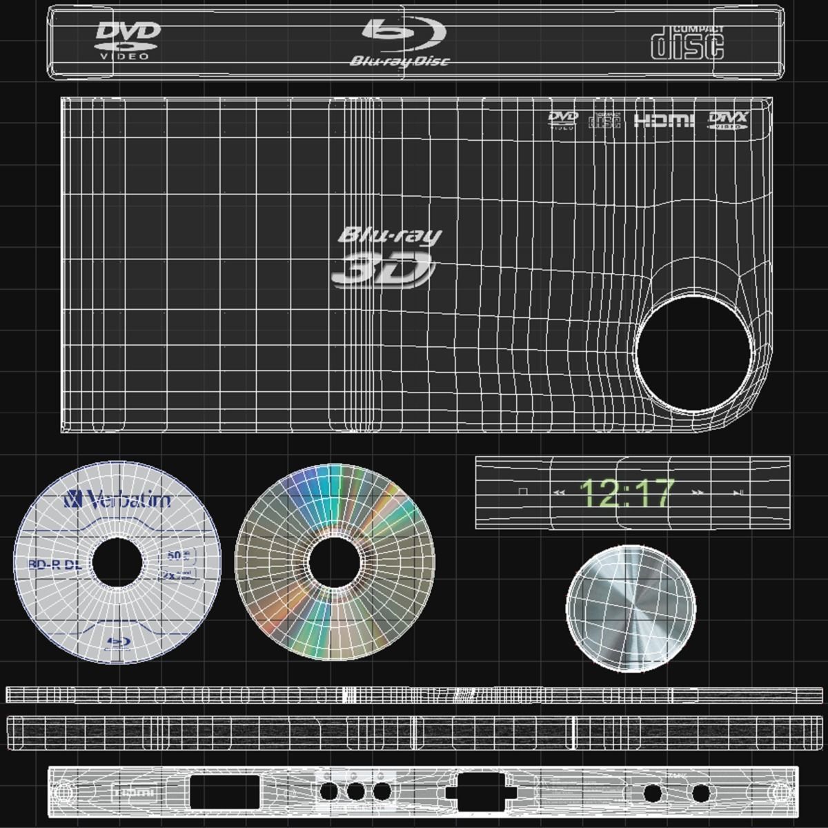 Home Theatre System HT 3D model_16