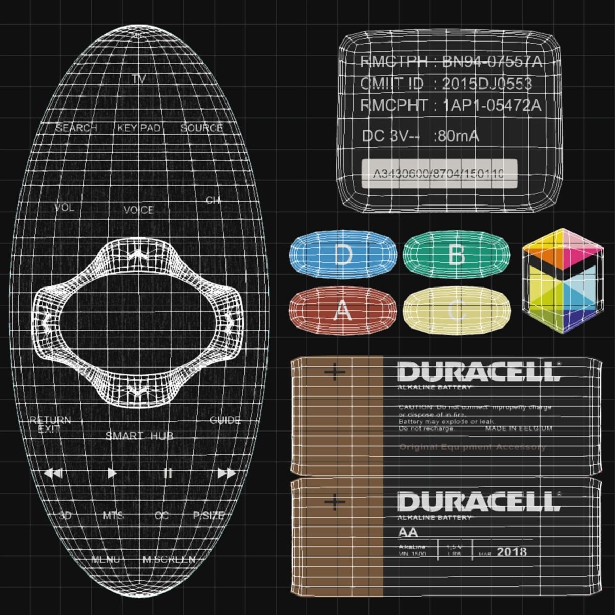 Home Theatre System HT 3D model_15