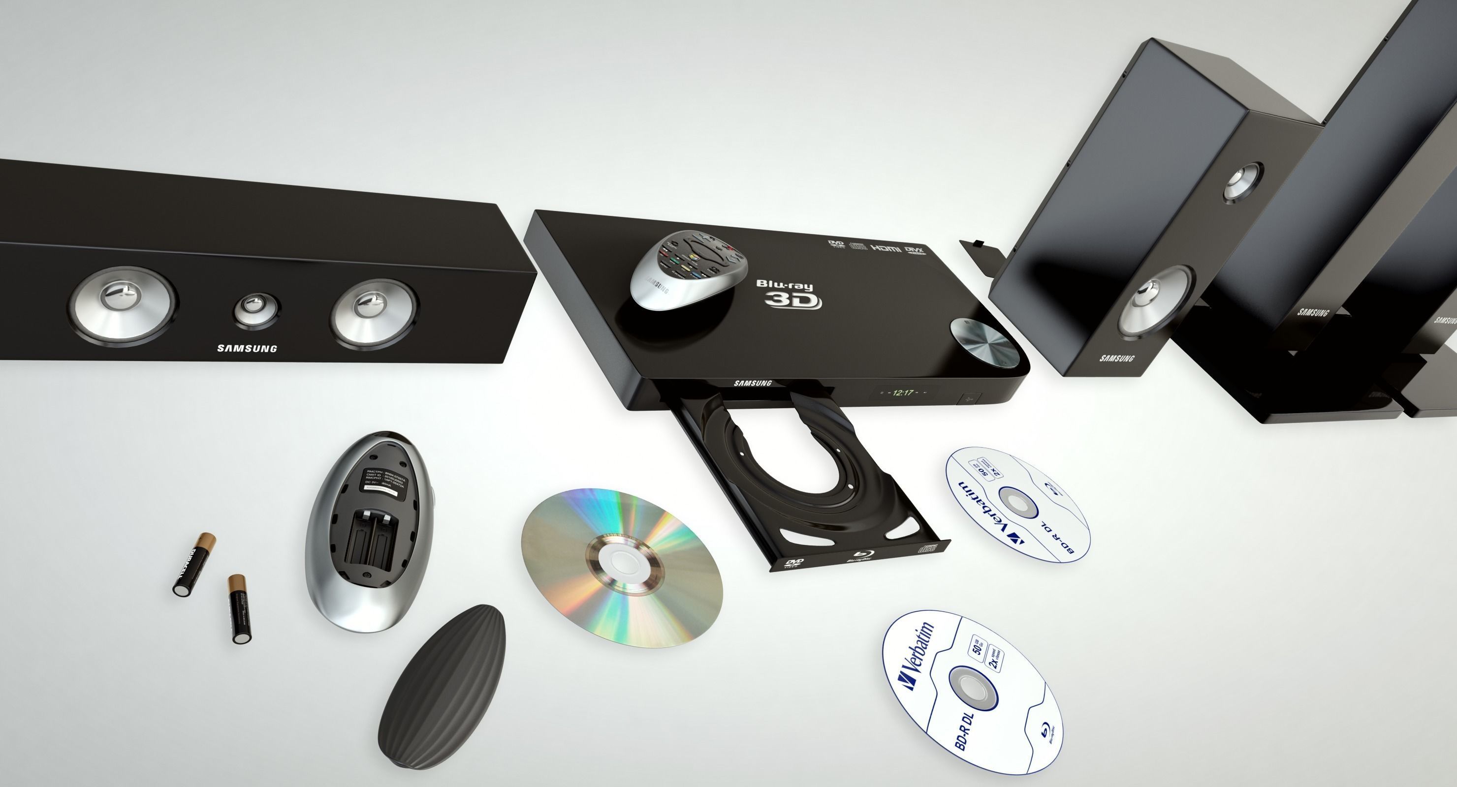 Home Theatre System HT 3D model_1