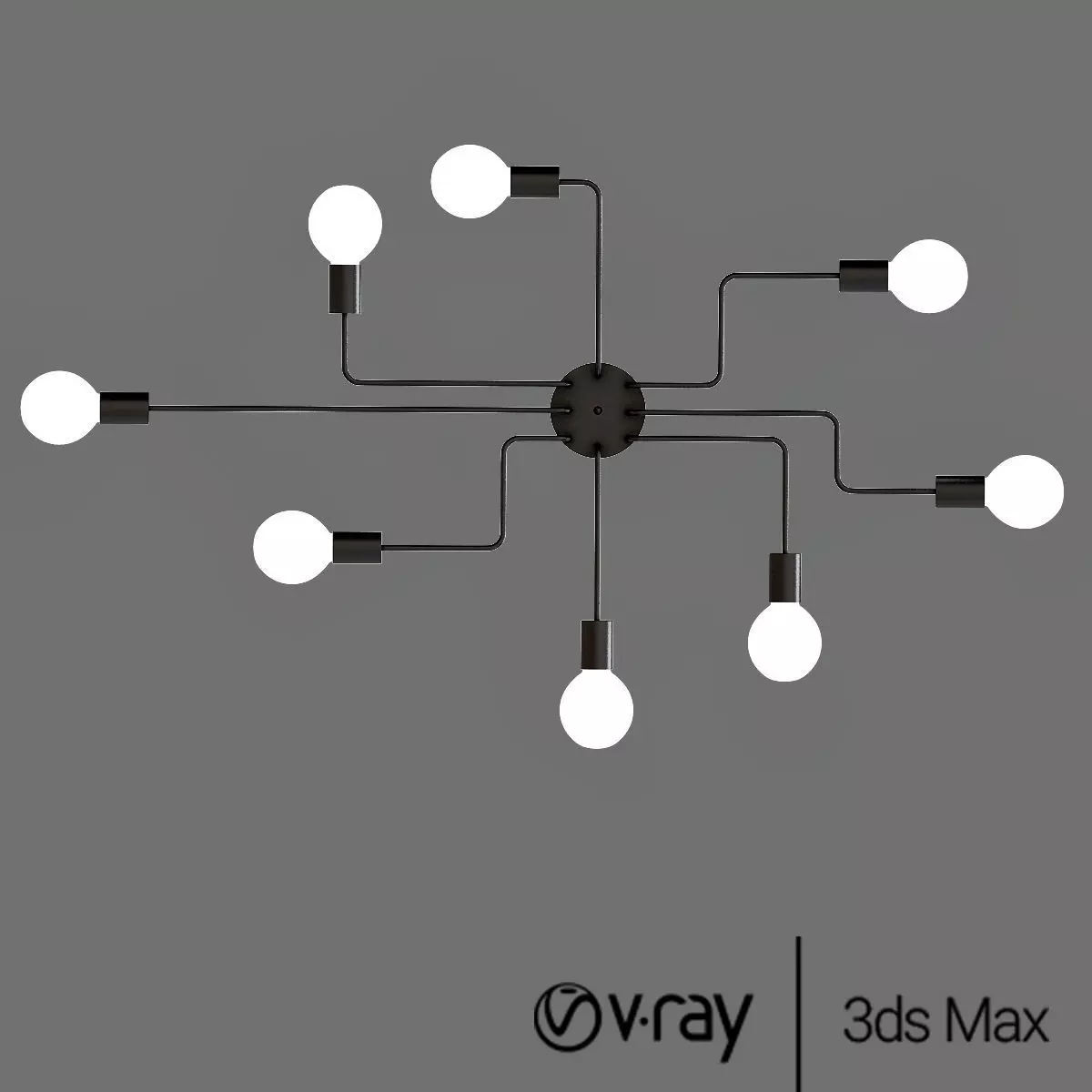 LASHA max chandelier 3D model_0