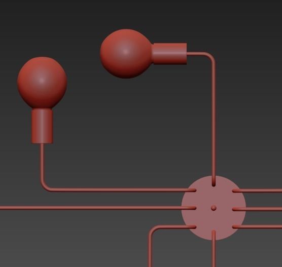 LASHA max chandelier 3D model_2