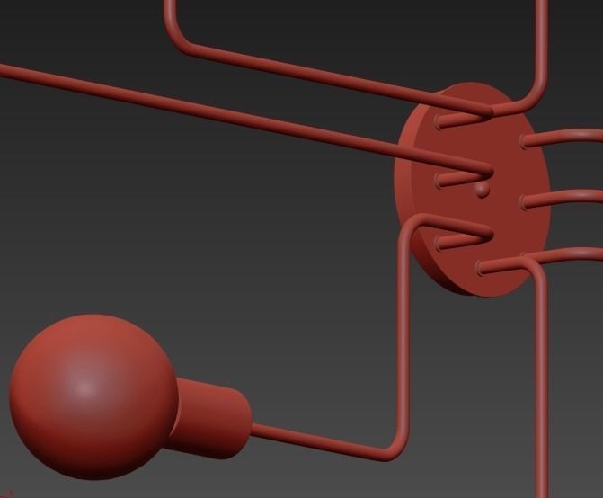 LASHA max chandelier 3D model_5