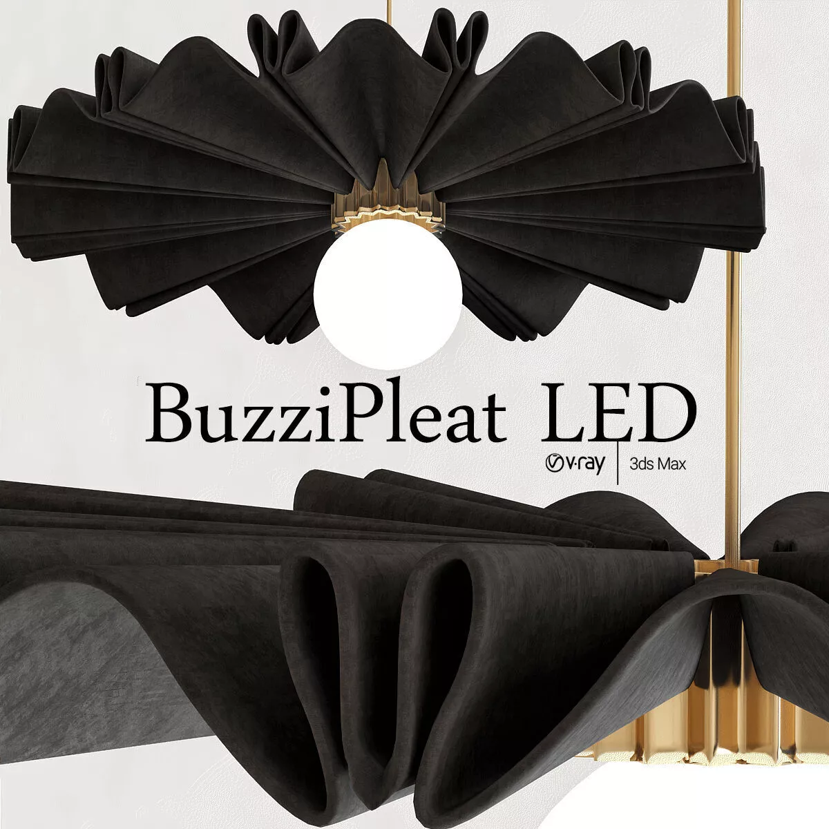 BuzziPleat LED 3D model