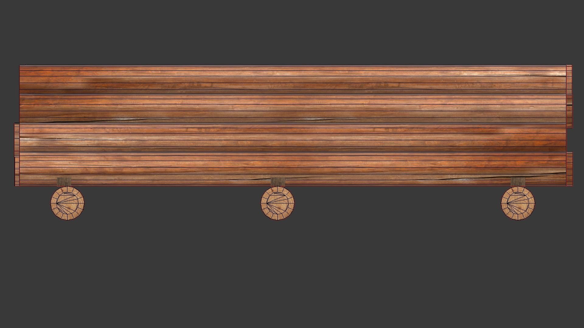 Round log 3D model_21