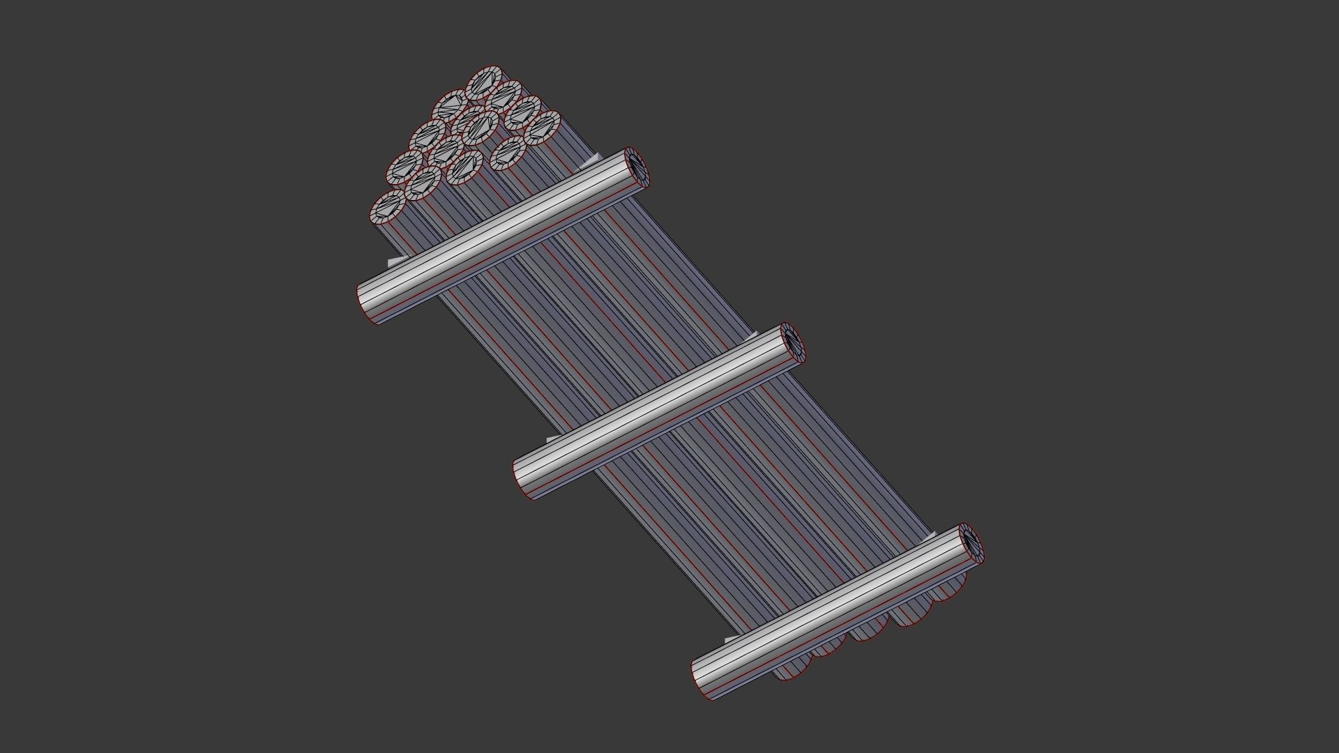 Round log 3D model_15