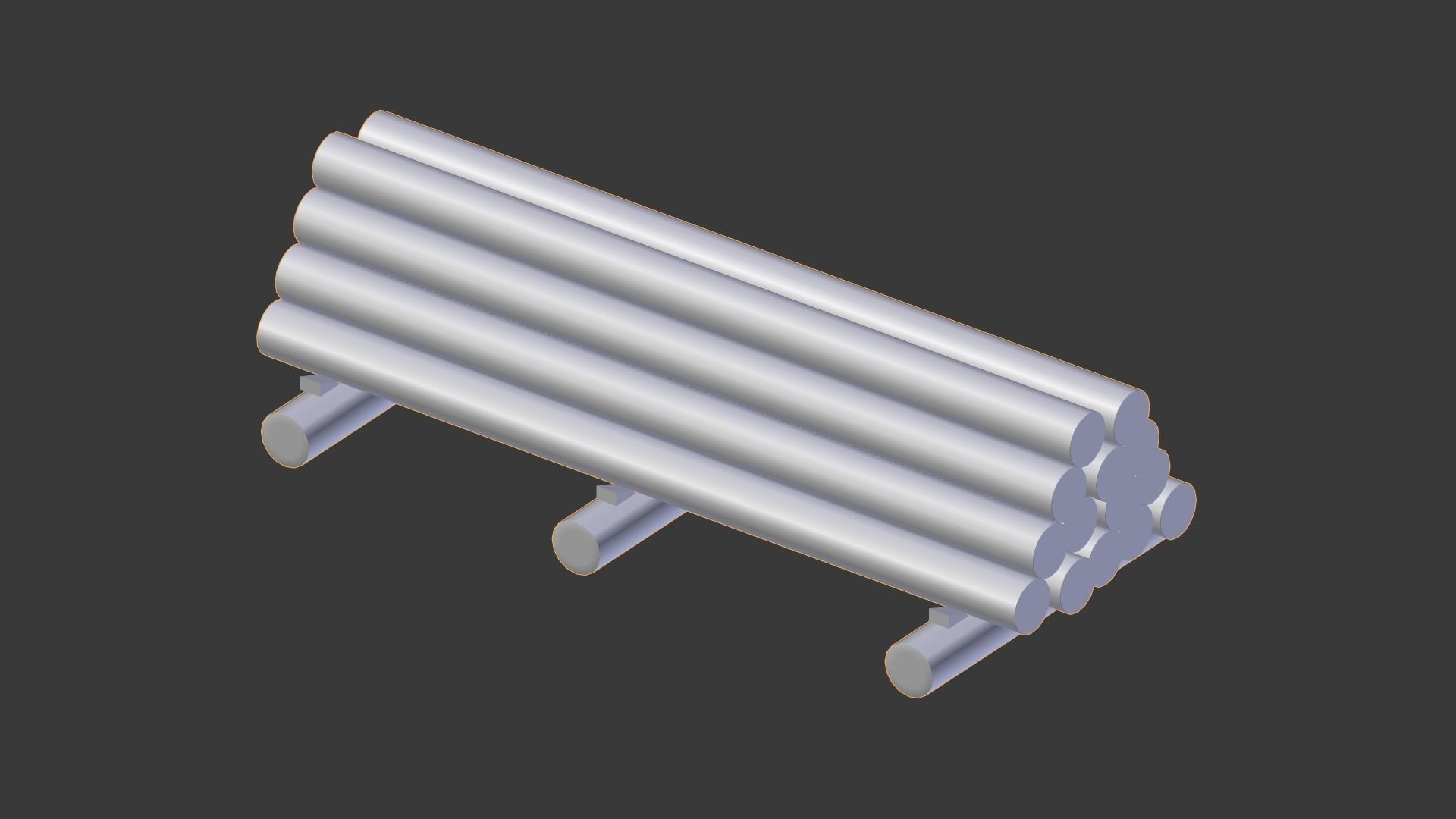 Round log 3D model_17