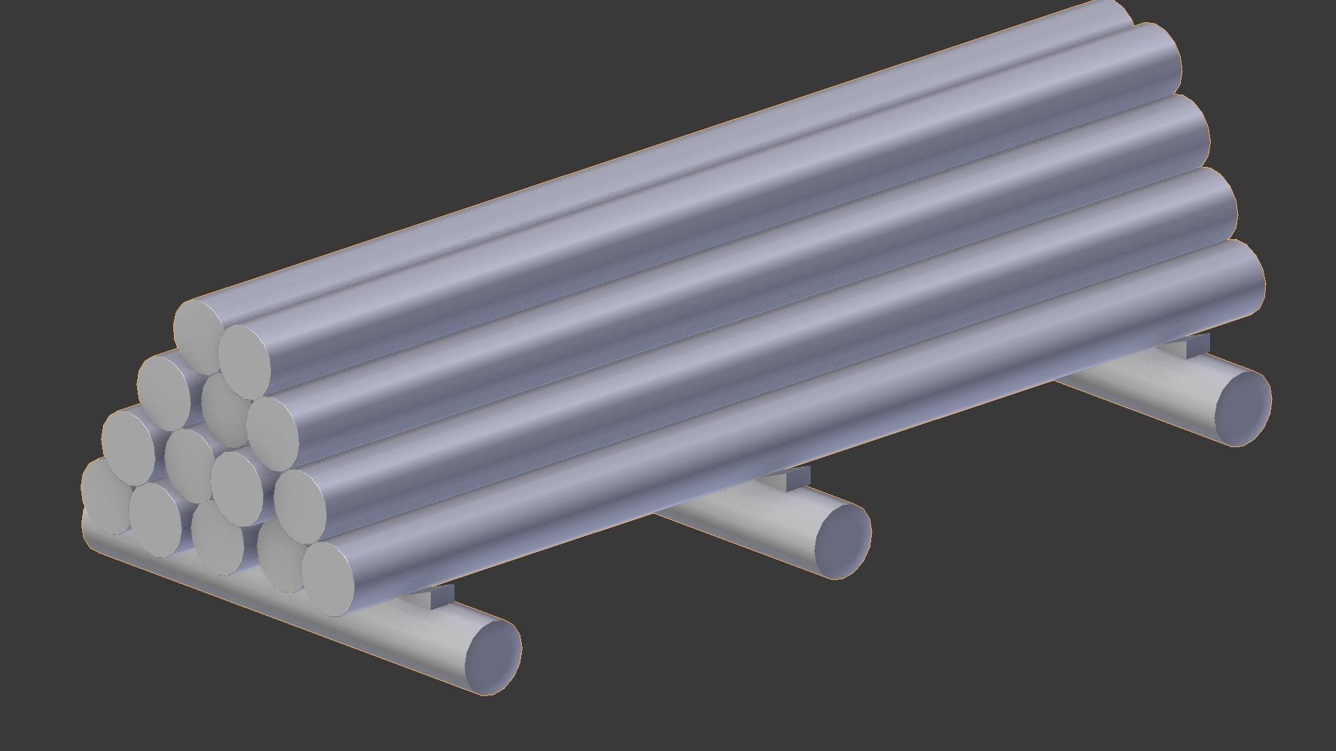 Round log 3D model_18